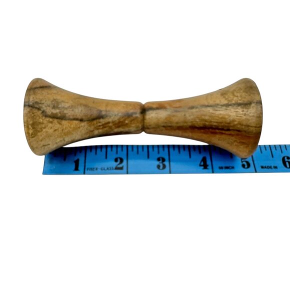 Vintage Creative Playthings Wooden Baby Rattle 5 inch Long Natural Wood Finish - Picture 5 of 6